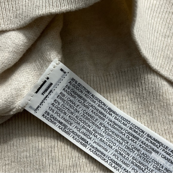 NWT - Mango Men’s Cashmere Blended Crew Neck Sweater - Size L - Picture 6 of 7